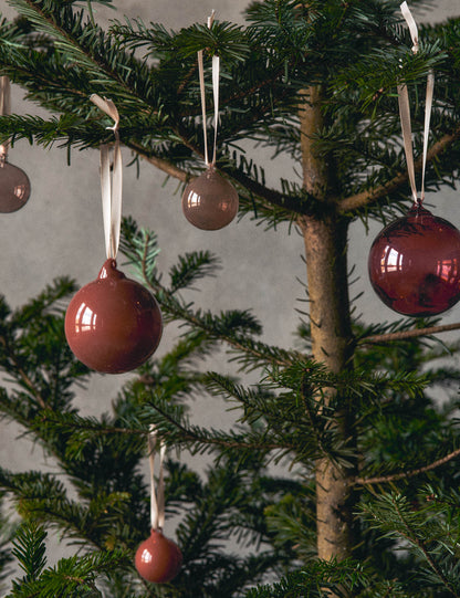 Boules de Noël en verre (lot de 3) par Ferm Living