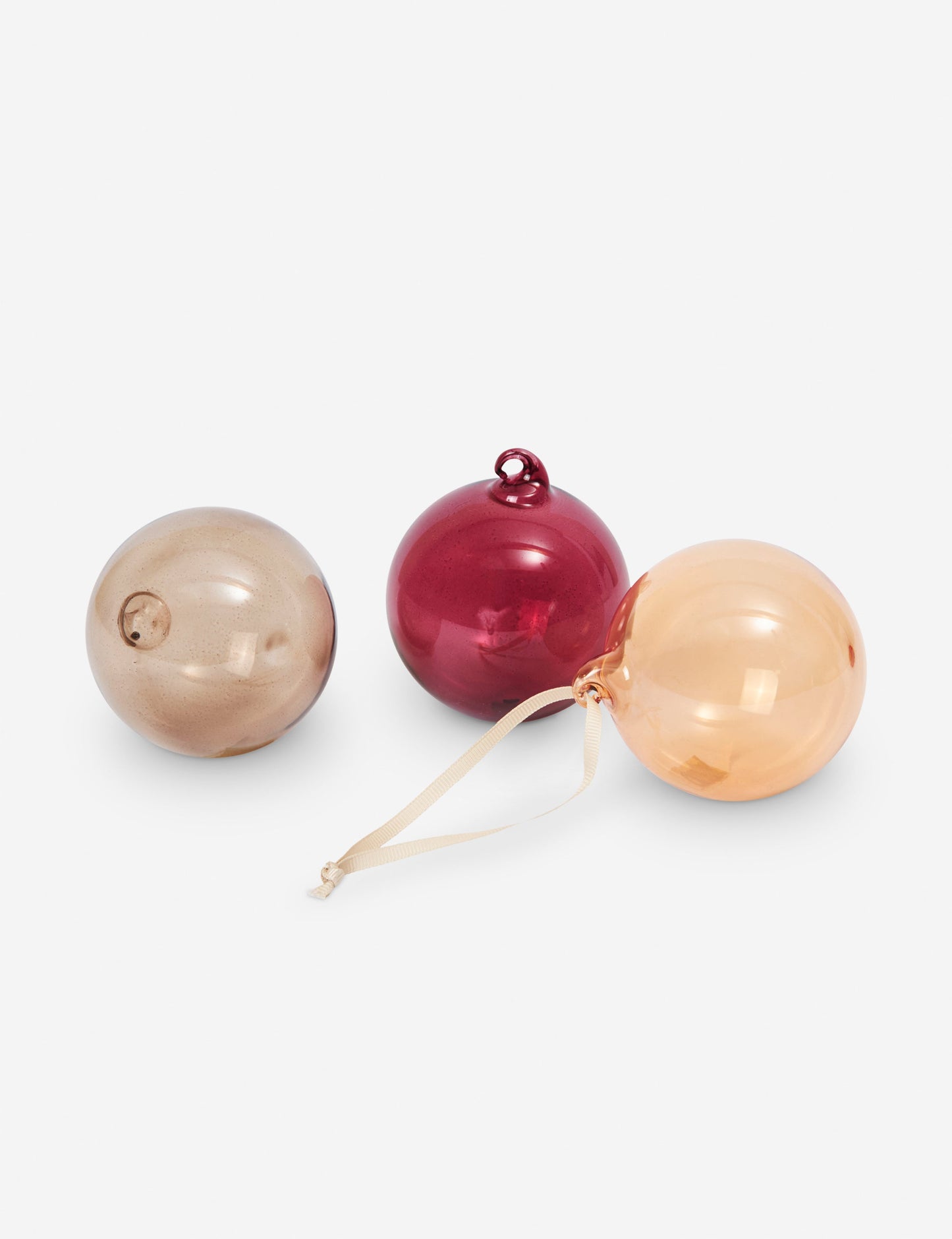 Boules de Noël en verre (lot de 3) par Ferm Living