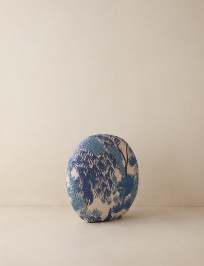 Coussin en lin Garden Walk par Sarah Sherman Samuel