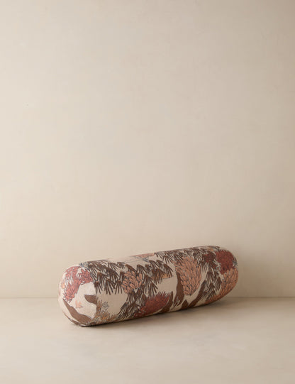 Coussin en lin Garden Walk par Sarah Sherman Samuel