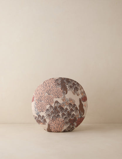 Coussin en lin Garden Walk par Sarah Sherman Samuel