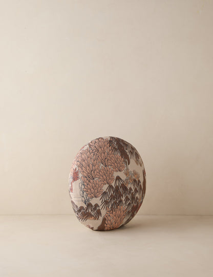 Coussin en lin Garden Walk par Sarah Sherman Samuel