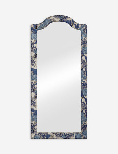 Miroir pleine longueur rembourré Garden Walk par Sarah Sherman Samuel