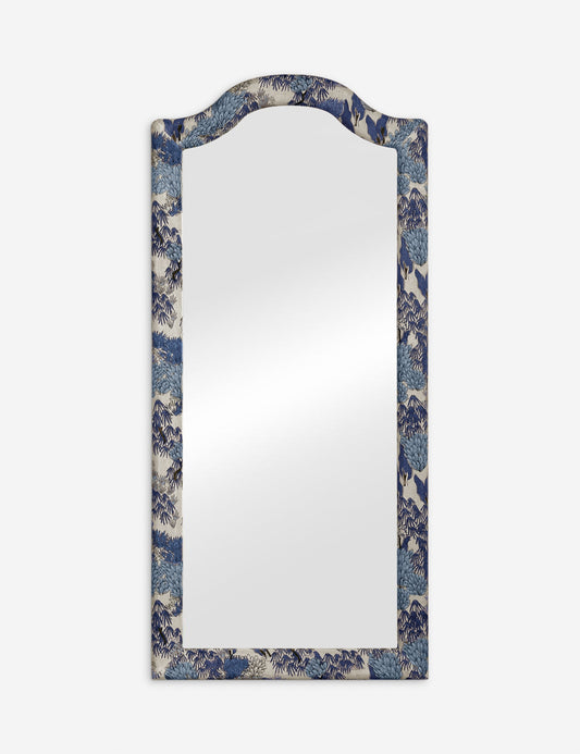 Miroir pleine longueur rembourré Garden Walk par Sarah Sherman Samuel