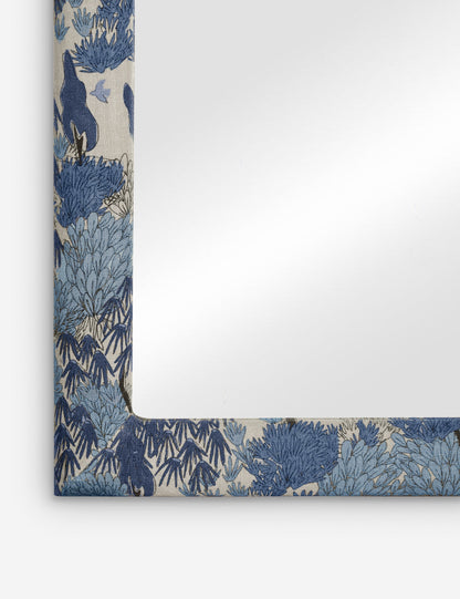 Miroir pleine longueur rembourré Garden Walk par Sarah Sherman Samuel