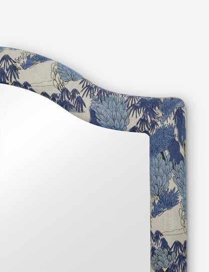 Miroir de cheminée rembourré Garden Walk par Sarah Sherman Samuel