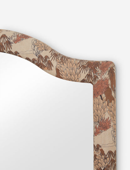 Miroir de cheminée rembourré Garden Walk par Sarah Sherman Samuel