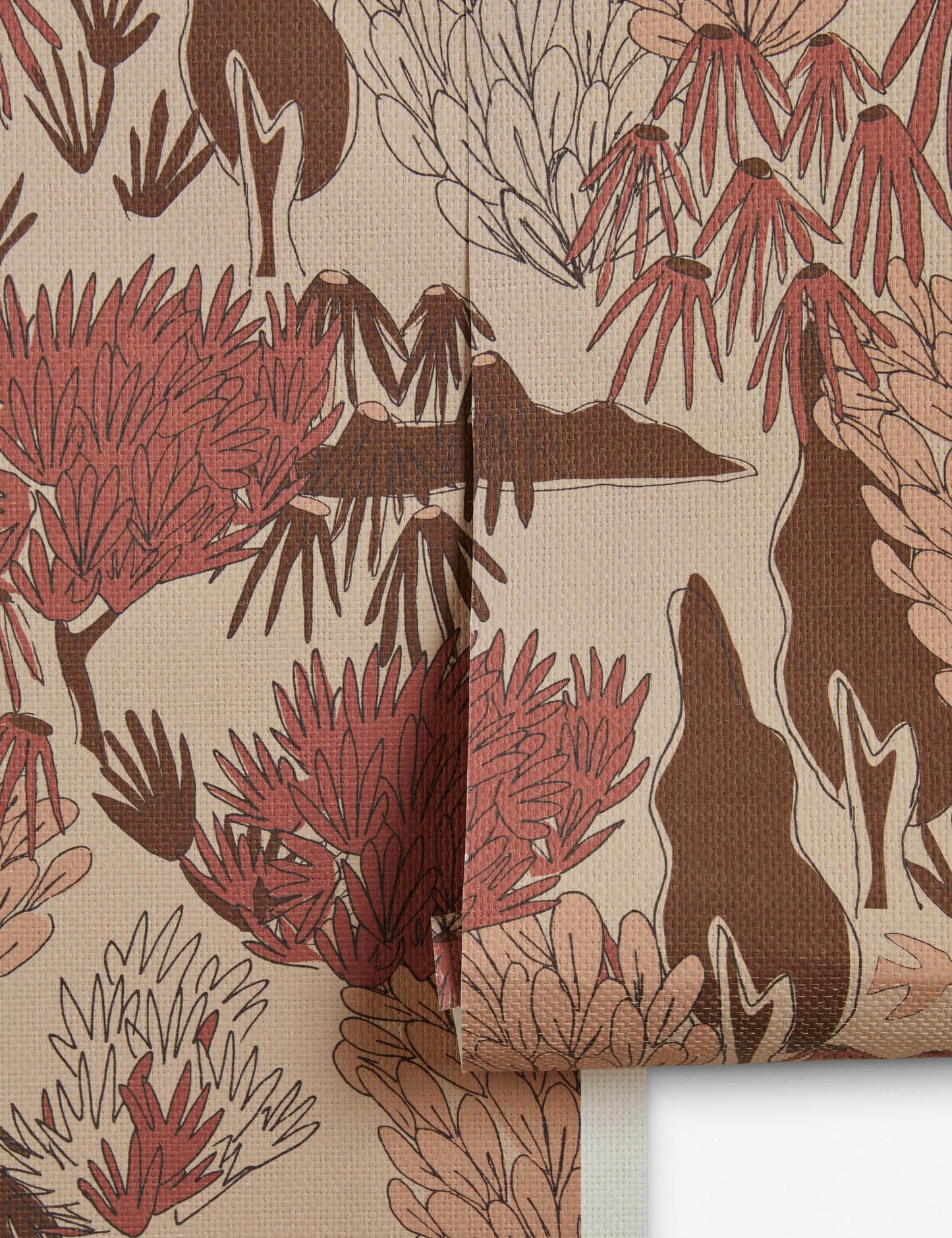 Papier peint tissé Garden Walk par Sarah Sherman Samuel