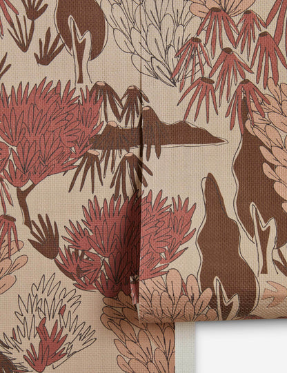 Papier peint tissé Garden Walk par Sarah Sherman Samuel