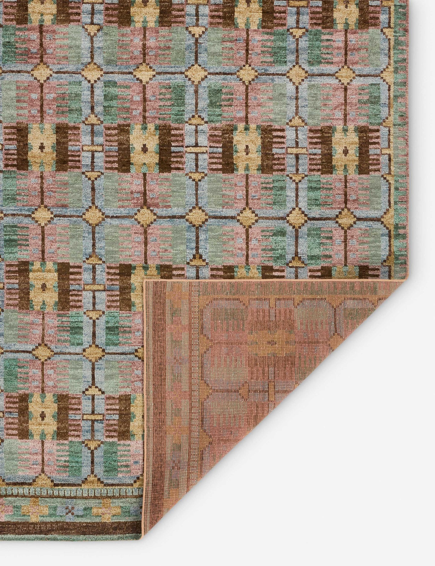 Tapis en laine noué à la main Ilse