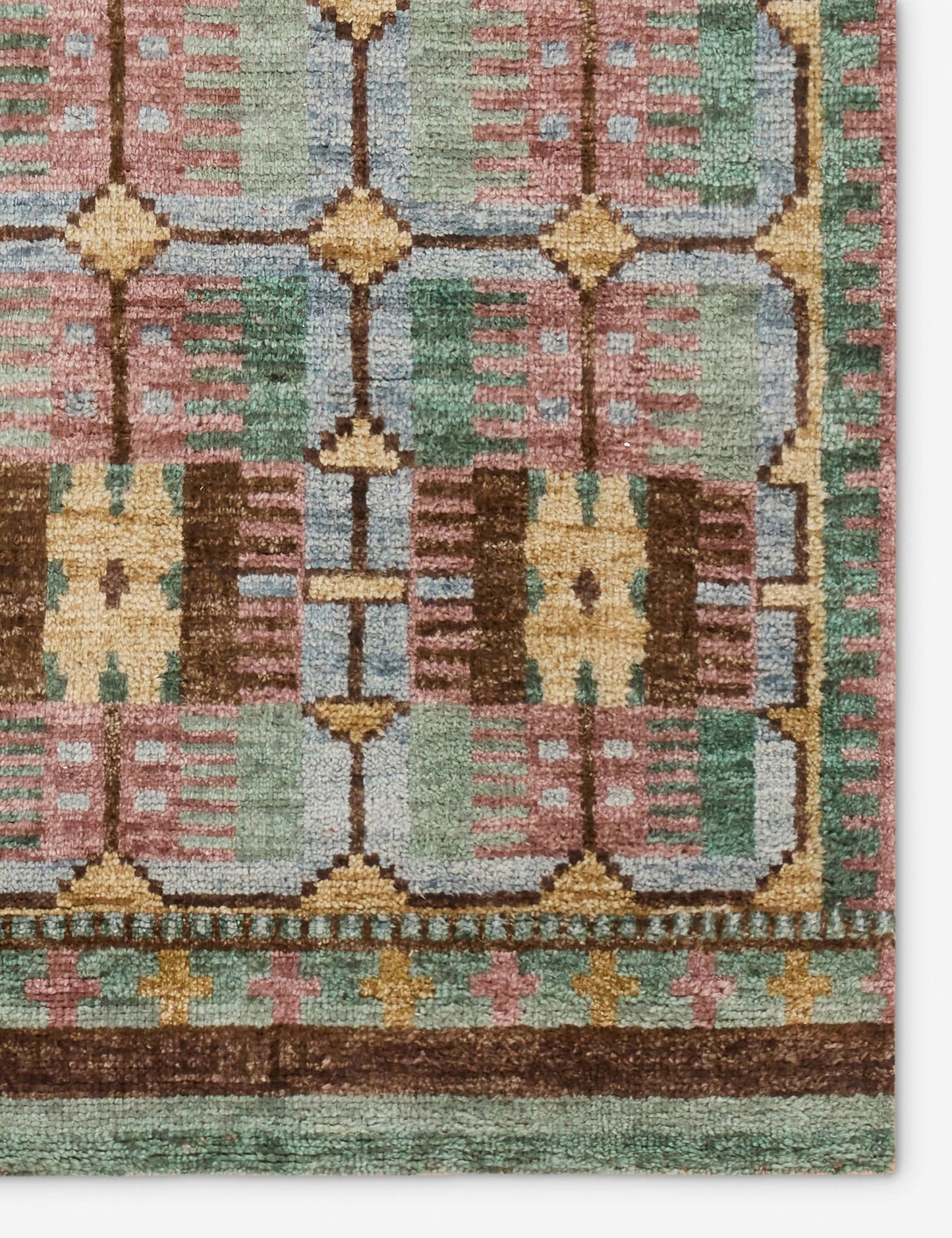 Tapis en laine noué à la main Ilse