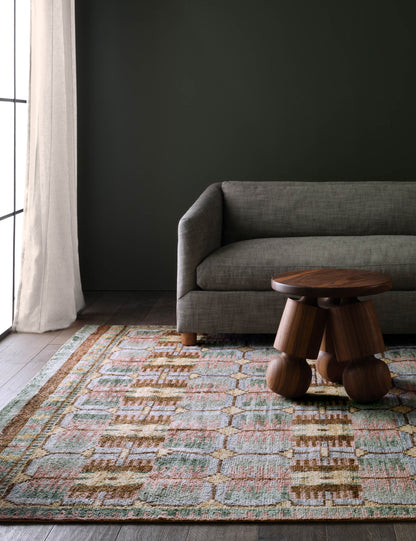 Tapis en laine noué à la main Ilse