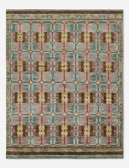 Tapis en laine noué à la main Ilse