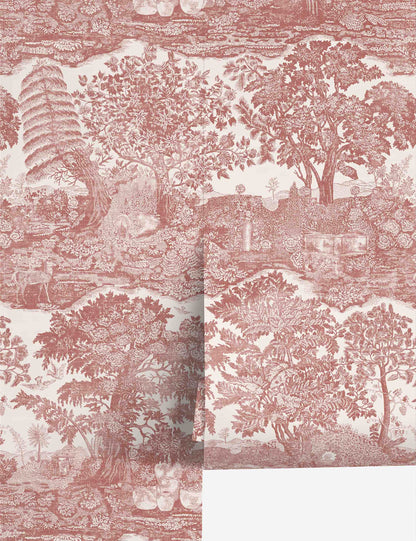 Papier peint Highgrove Toile par Sanderson
