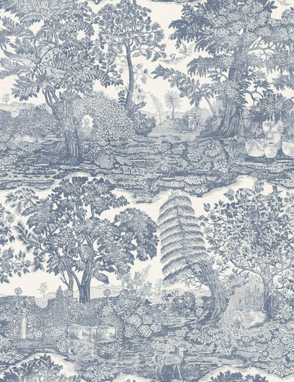 Papier peint Highgrove Toile par Sanderson