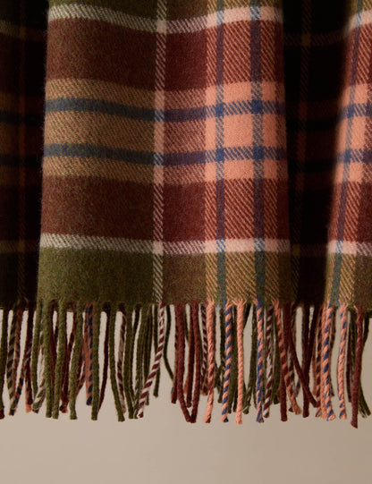 Jeté en laine d'agneau Holm