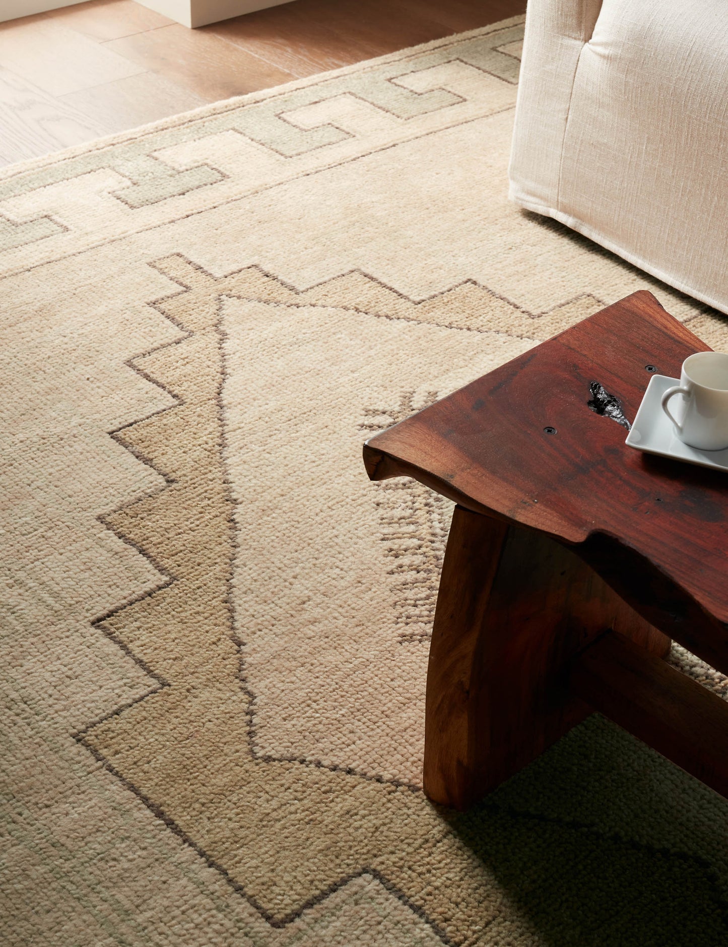 Tapis en laine noué à la main Silo