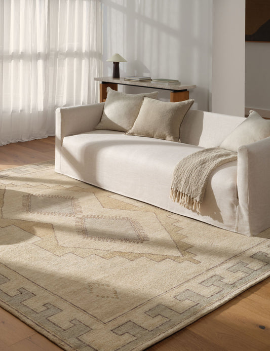 Tapis en laine noué à la main Silo