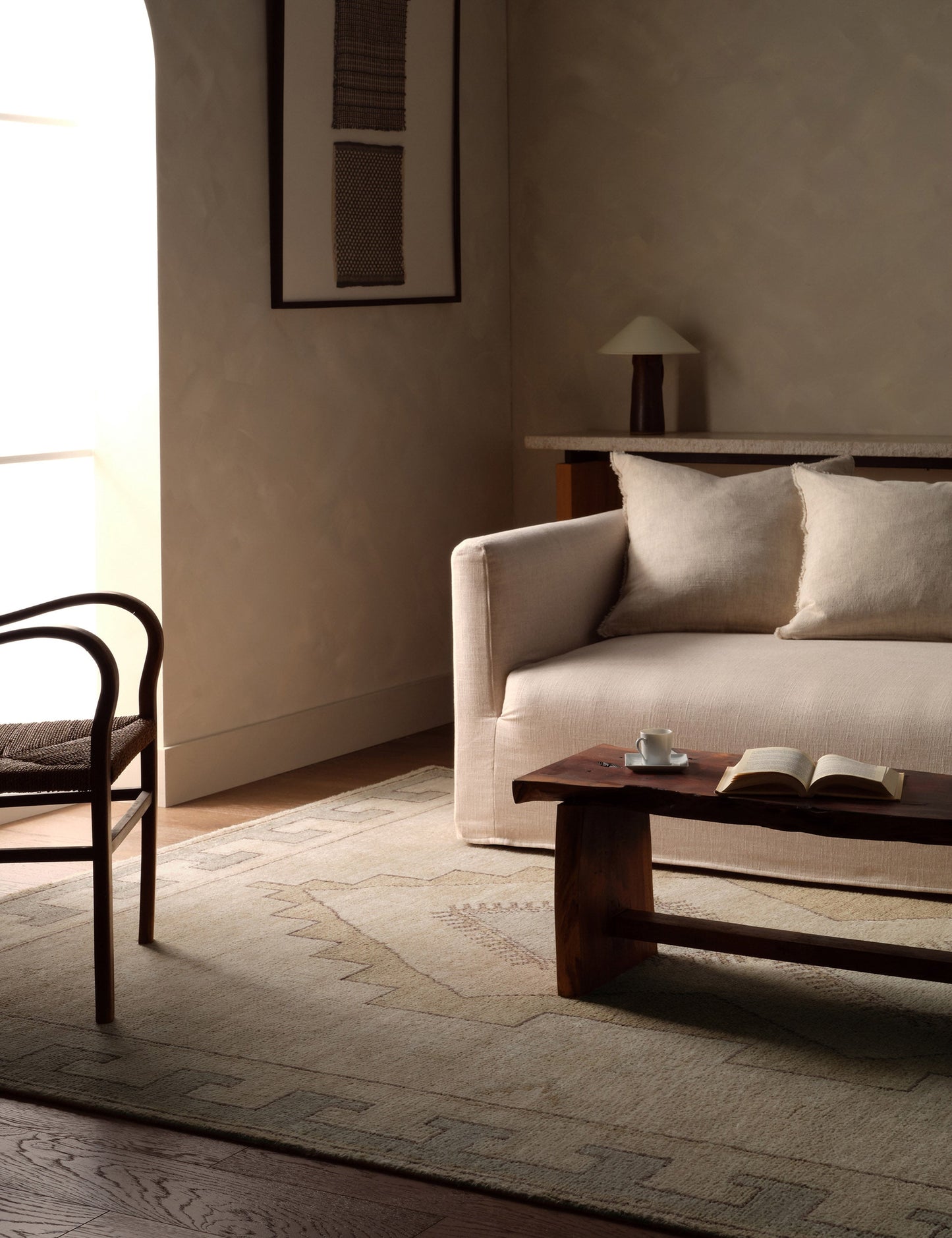 Tapis en laine noué à la main Silo