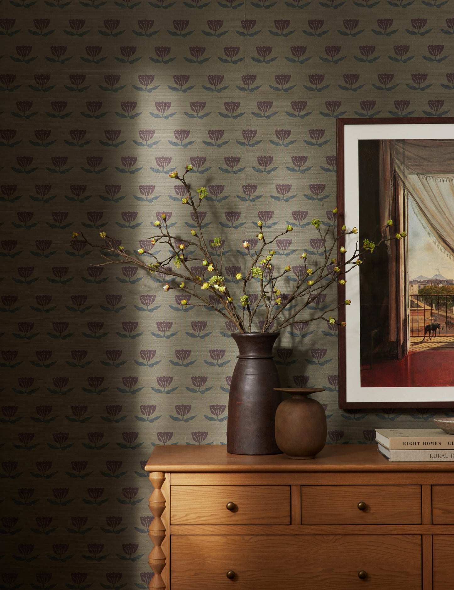 Papier peint Janna Grasscloth par Sarah Sherman Samuel