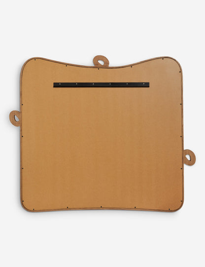 Miroir de cheminée en bois bouclé par Sarah Sherman Samuel