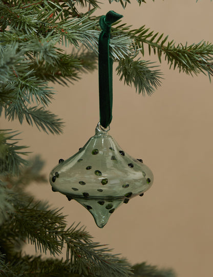 Ornement en verre Milay (lot de 2)