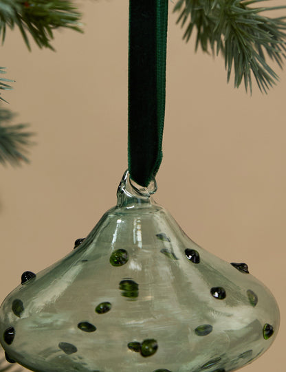 Ornement en verre Milay (lot de 2)