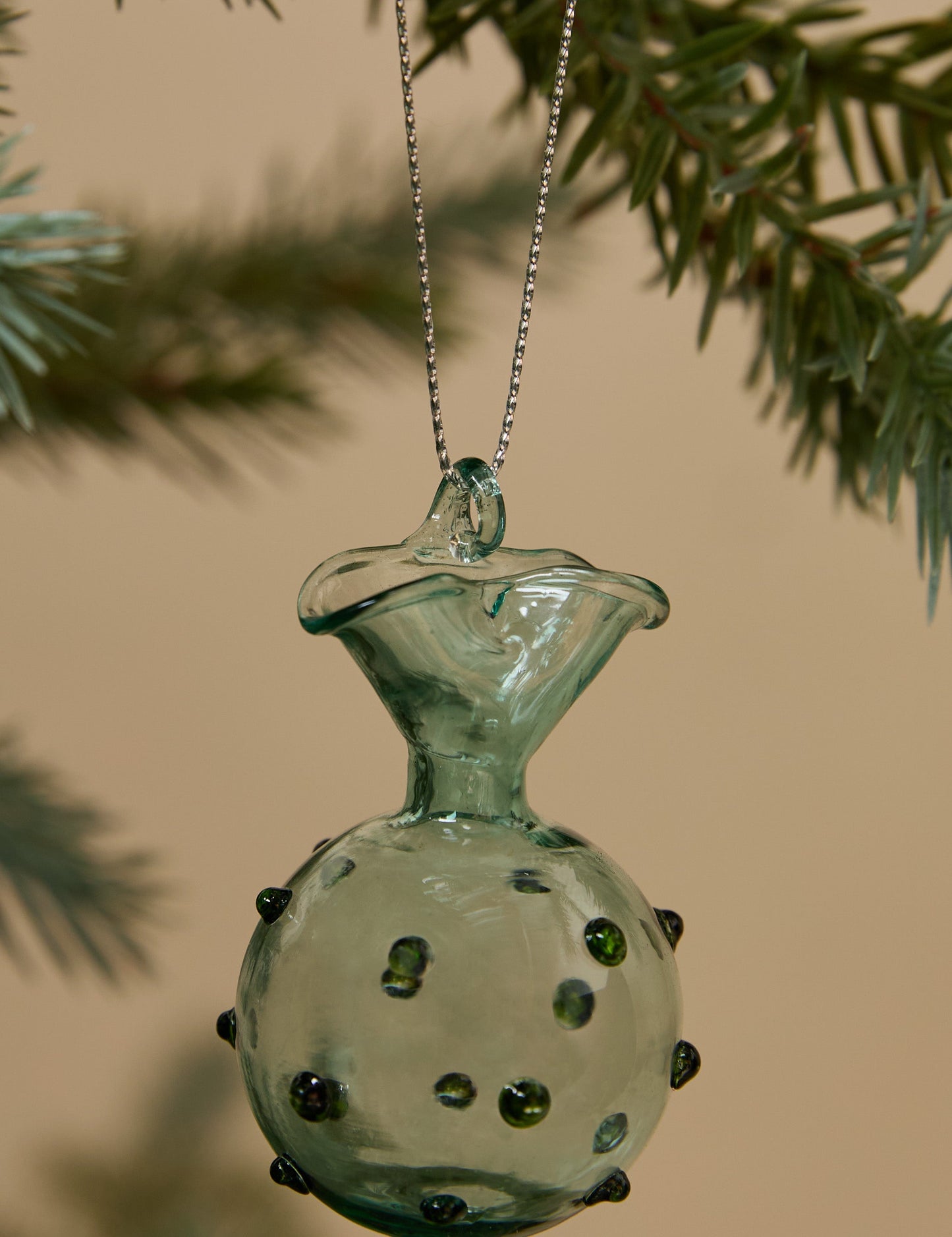 Ornement en verre Milay (lot de 2)