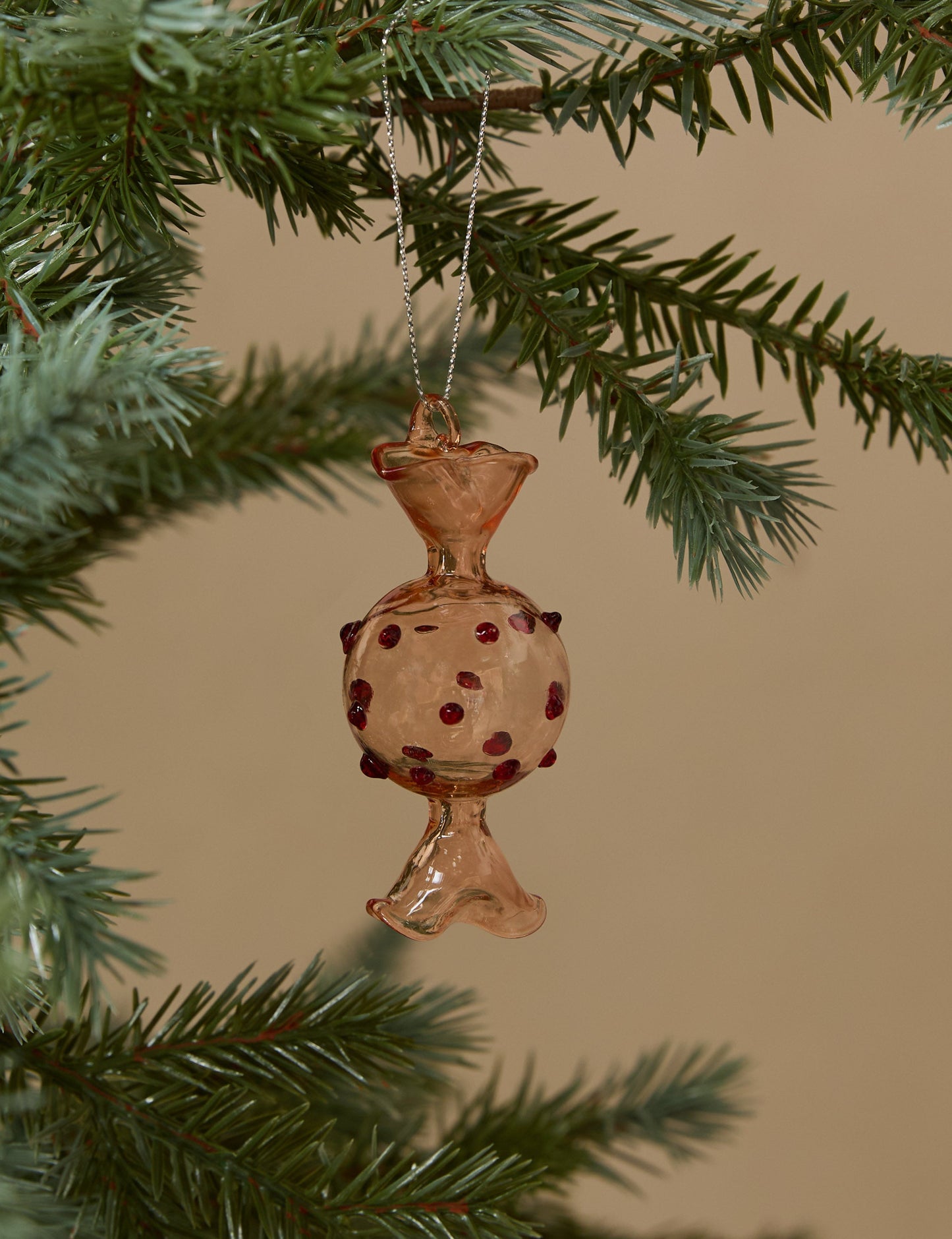 Ornement en verre Milay (lot de 2)