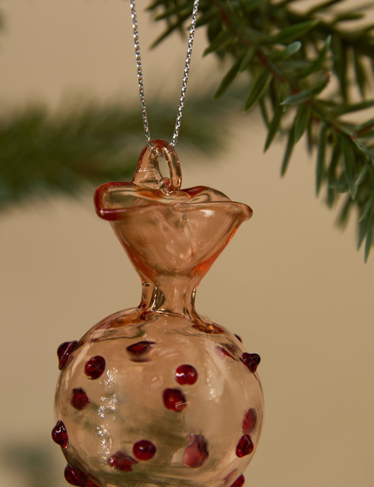 Ornement en verre Milay (lot de 2)