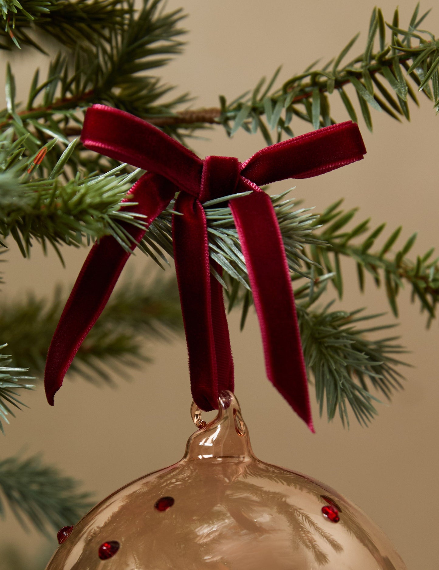 Ornement en verre Milay (lot de 2)