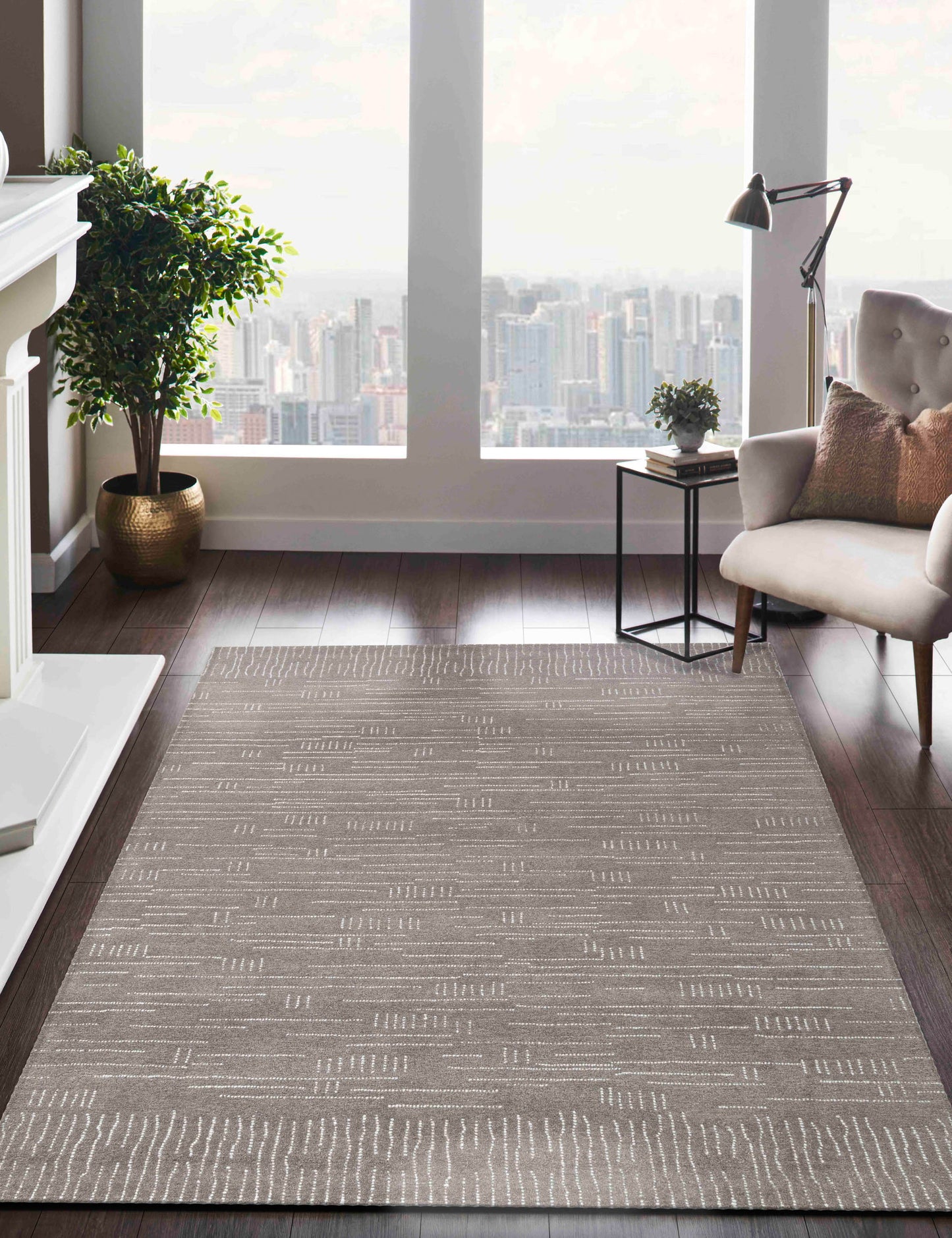 Tapis en laine touffeté à la main Kanda