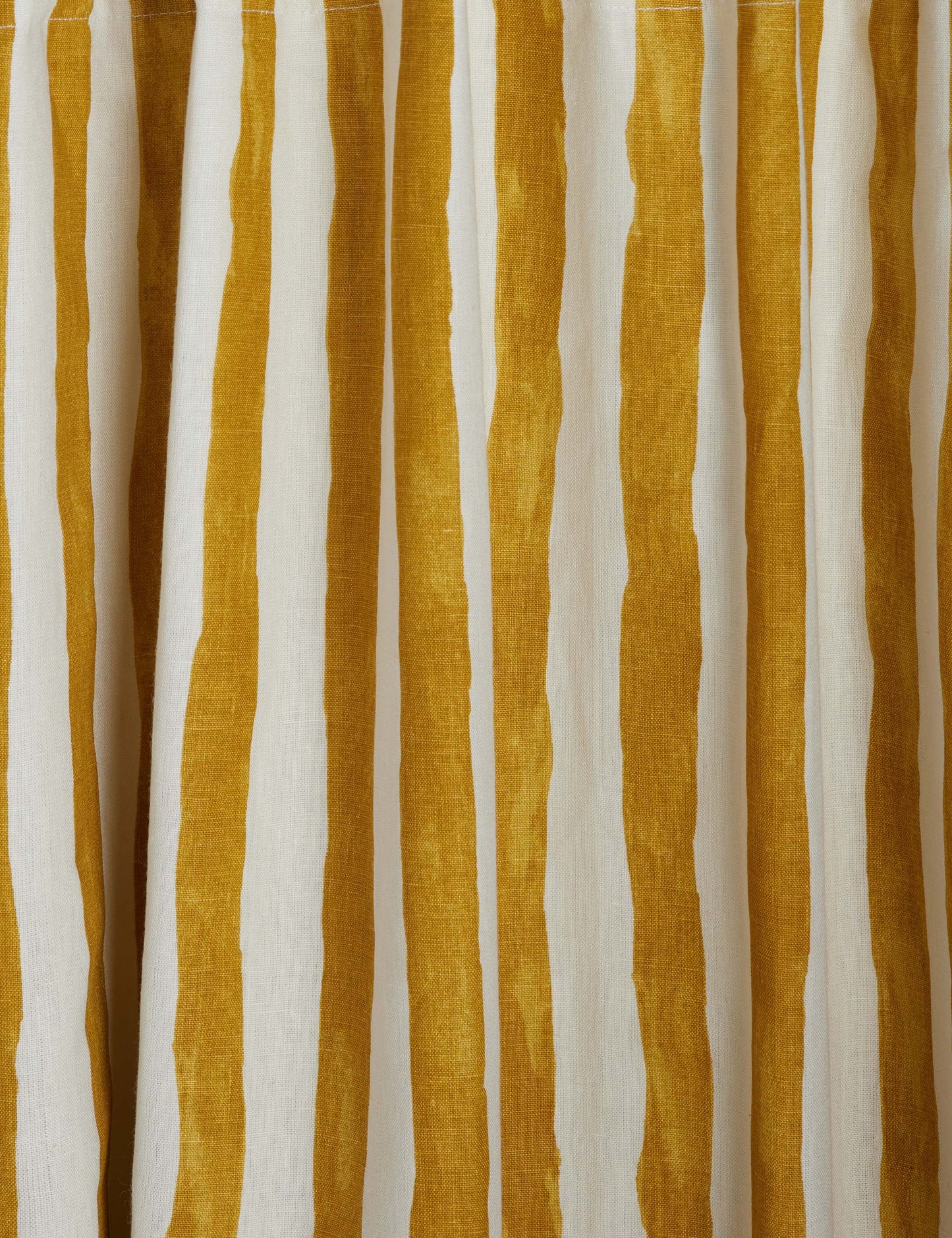 Panneau de rideau en lin à rayures picturales par Sarah Sherman Samuel