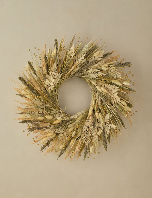 Couronne de grains cueillis conservés