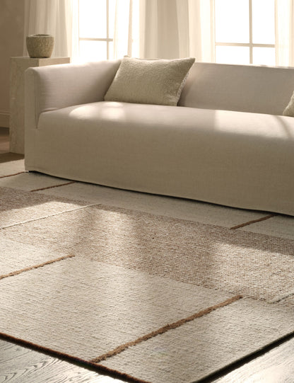 Tapis en laine tissé à la main Krane