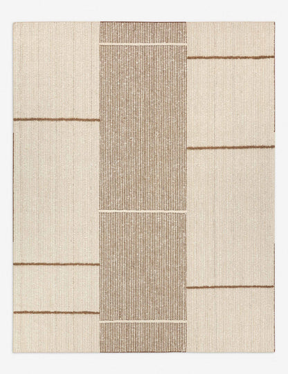 Tapis en laine tissé à la main Krane