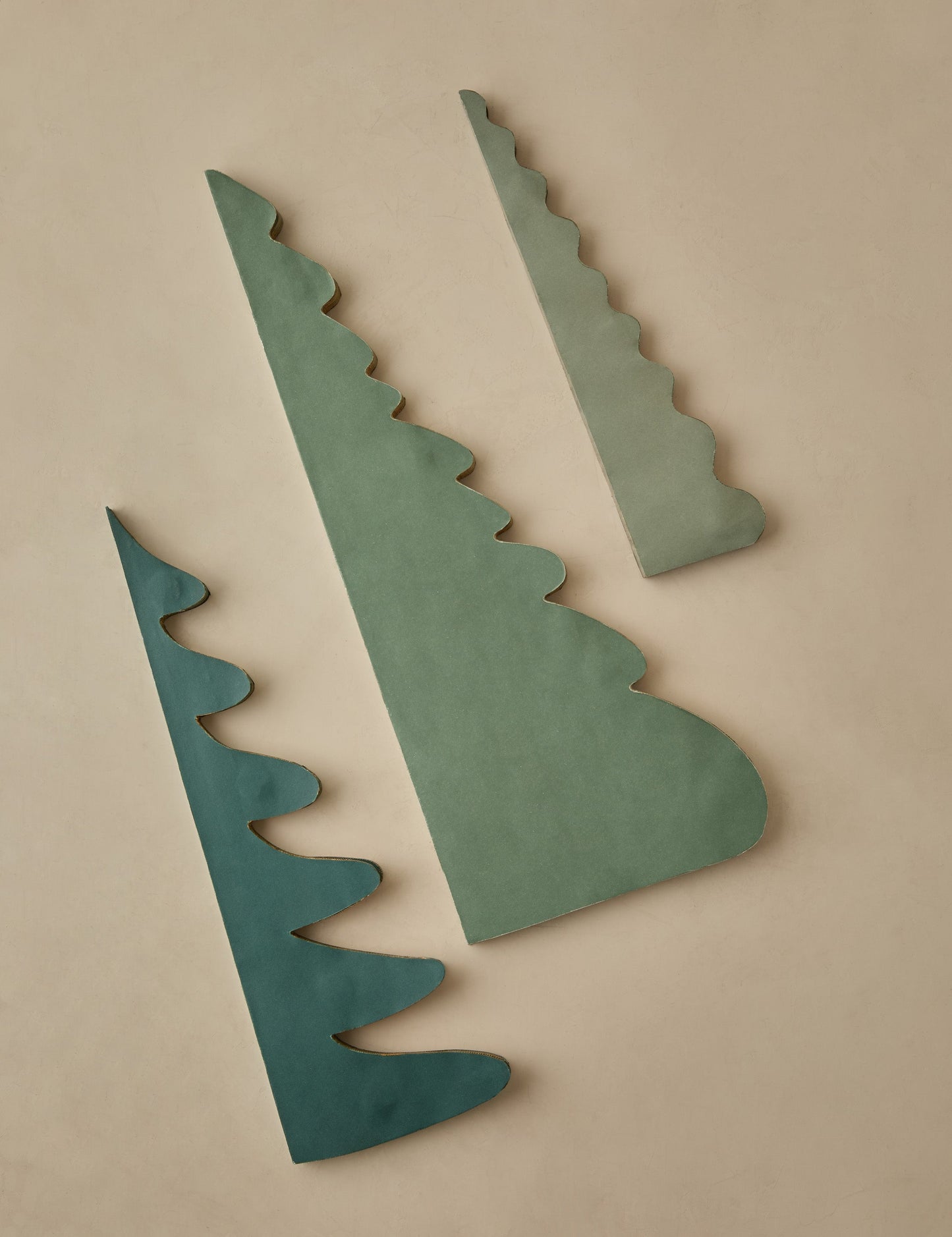 Arbres de cheminée en papier Revel (ensemble de 3)