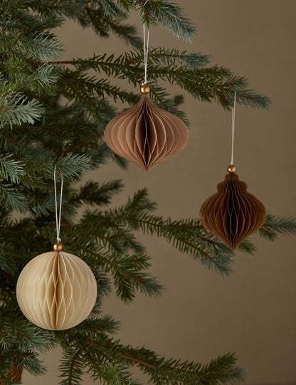 Décorations en papier Revel (lot de 3)