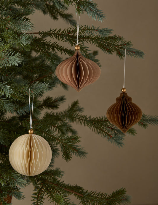 Décorations en papier Revel (lot de 3)