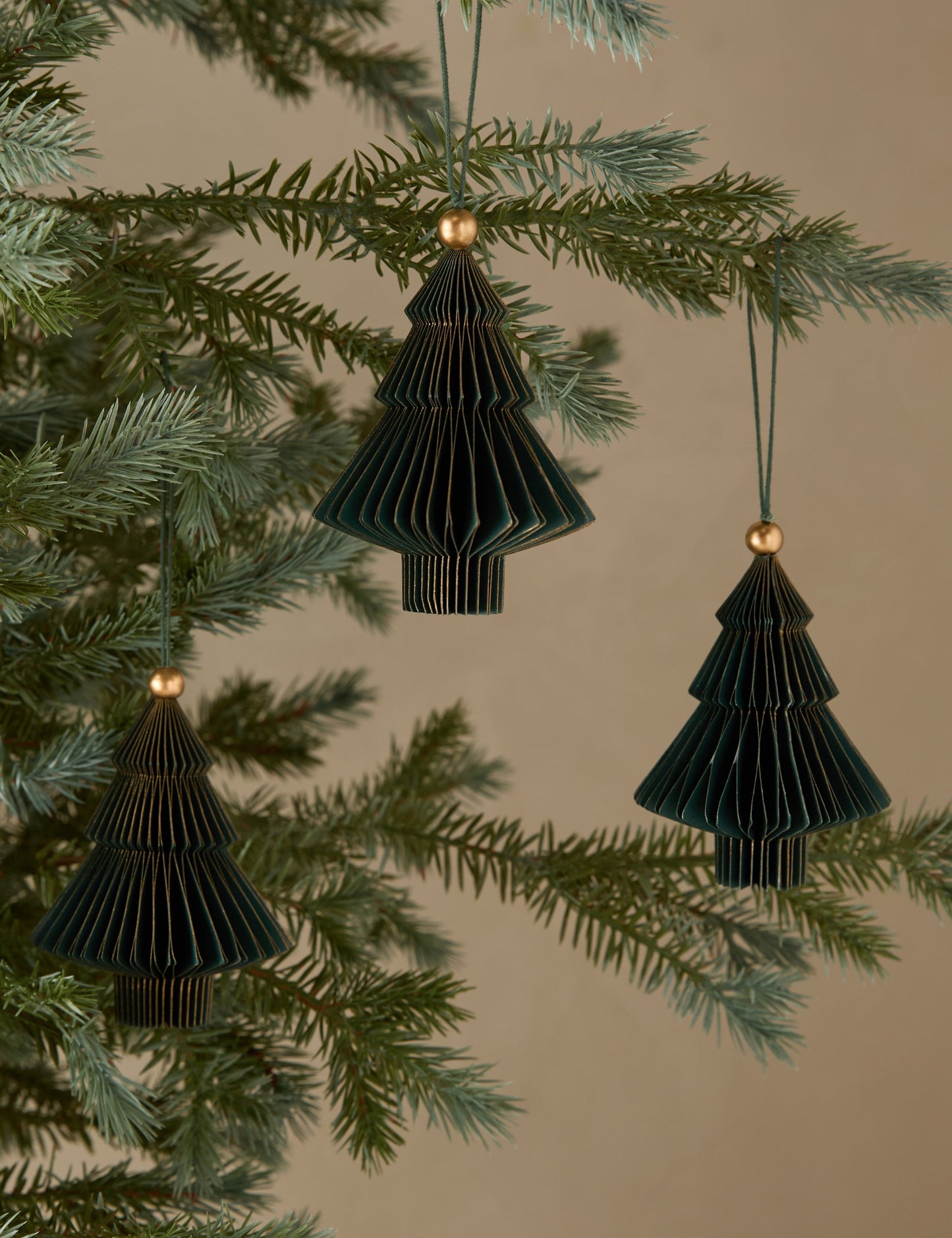 Décorations d'arbre en papier Revel (lot de 3)