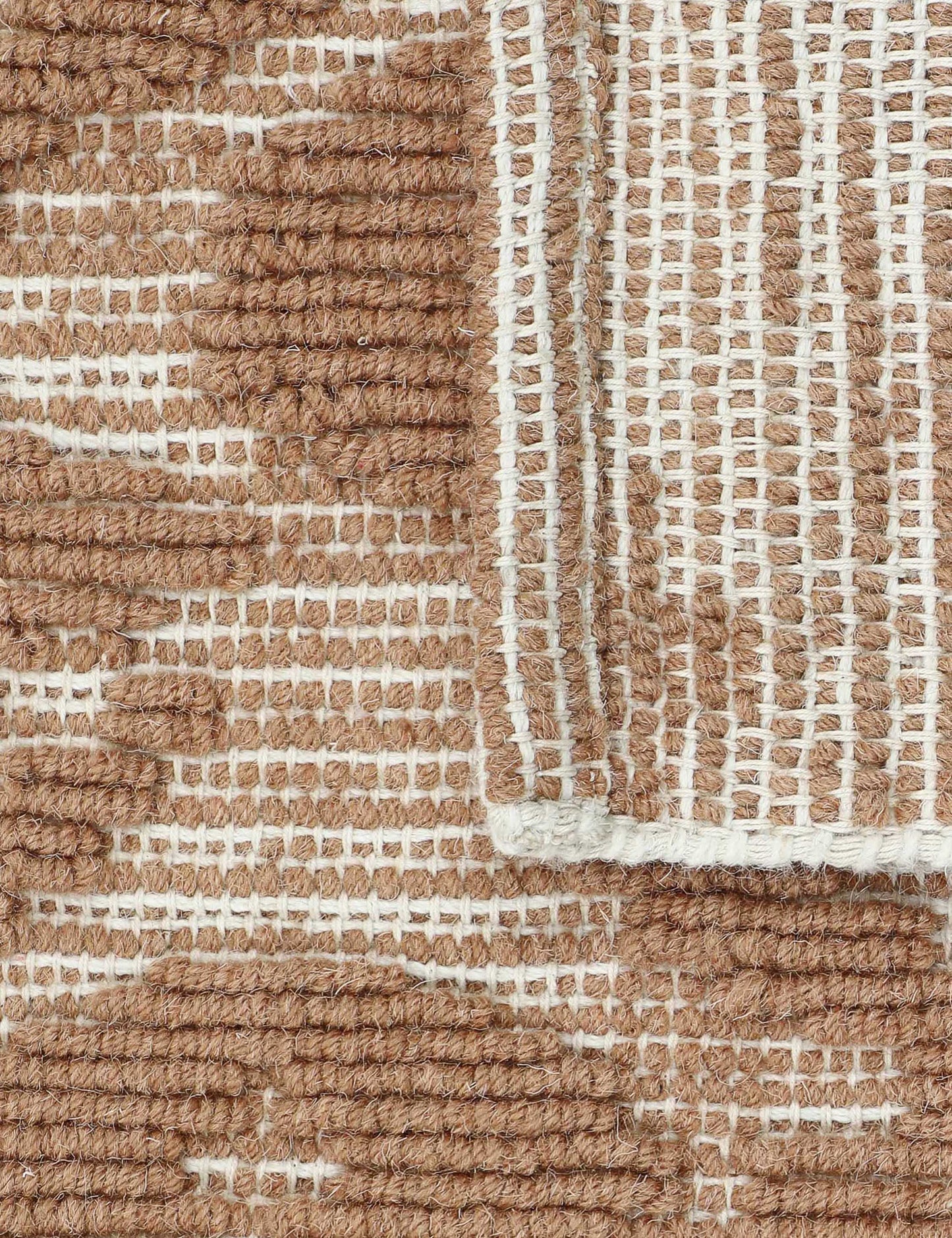 Tapis en laine tissé à la main Wynne