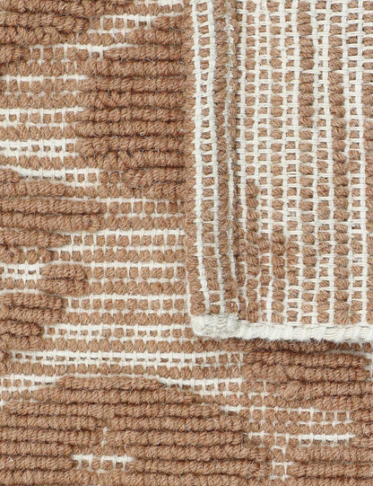 Tapis en laine tissé à la main Wynne