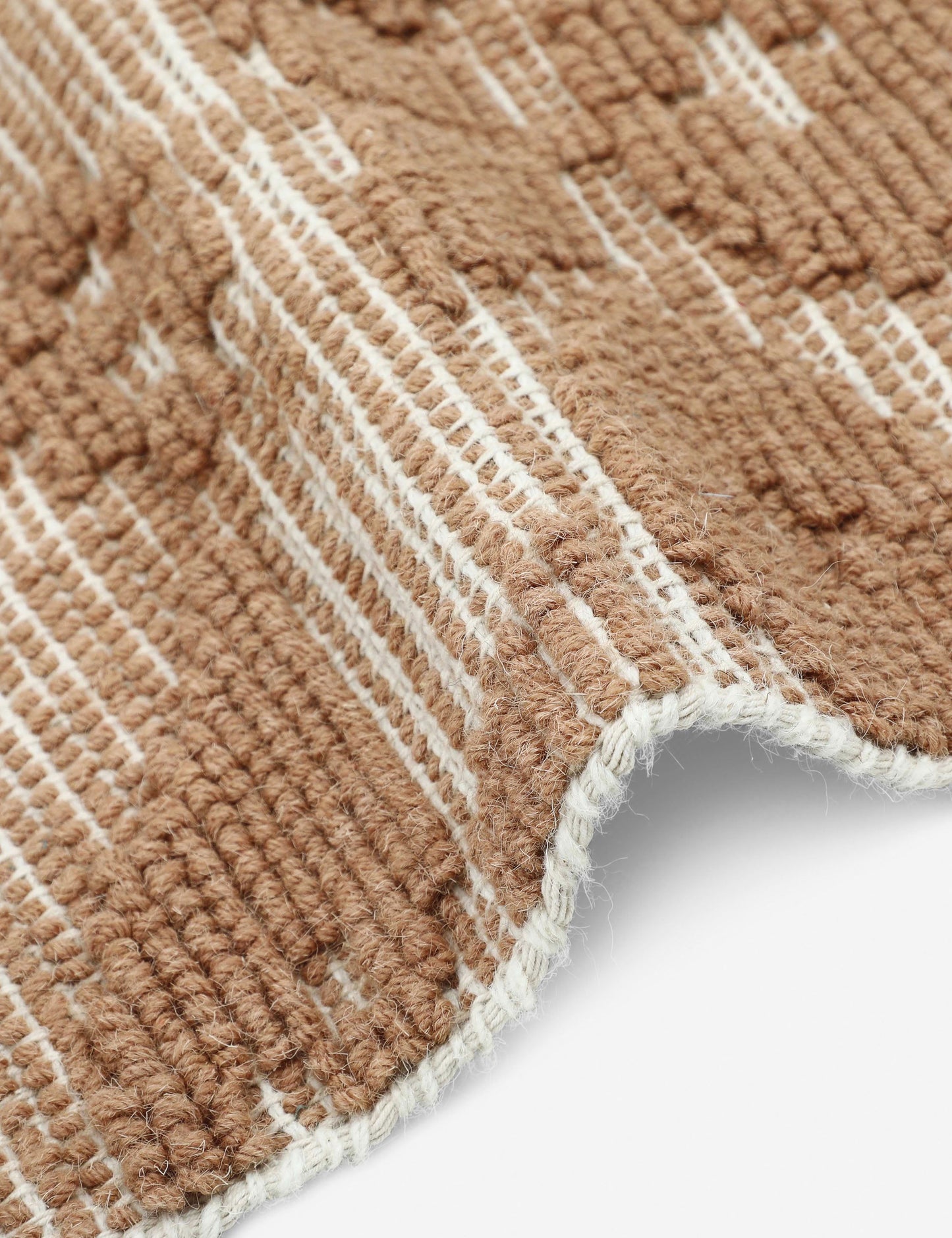 Tapis en laine tissé à la main Wynne