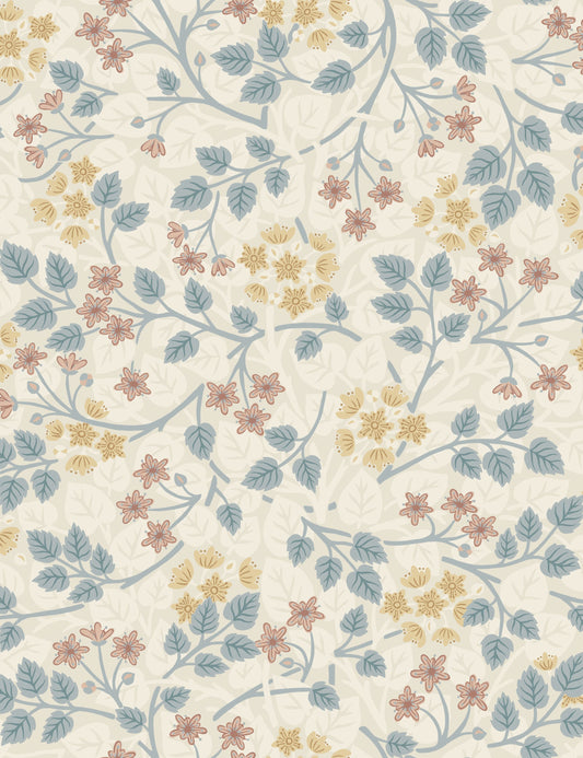 Papier peint Silver Lime par Sanderson