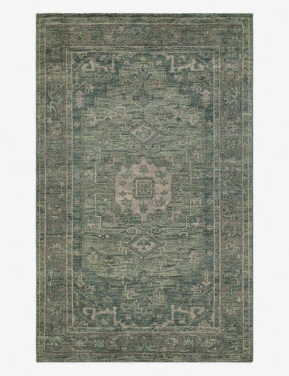 Tapis en laine noué à la main Sovana