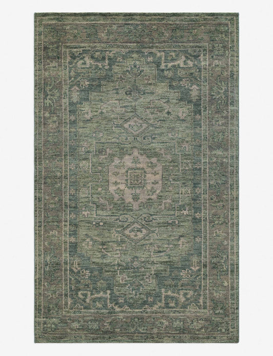 Tapis en laine noué à la main Sovana