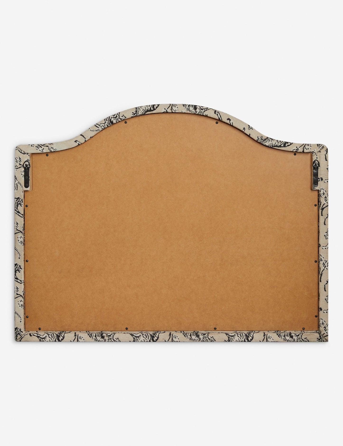 Miroir de cheminée rembourré Tiger par Sarah Sherman Samuel