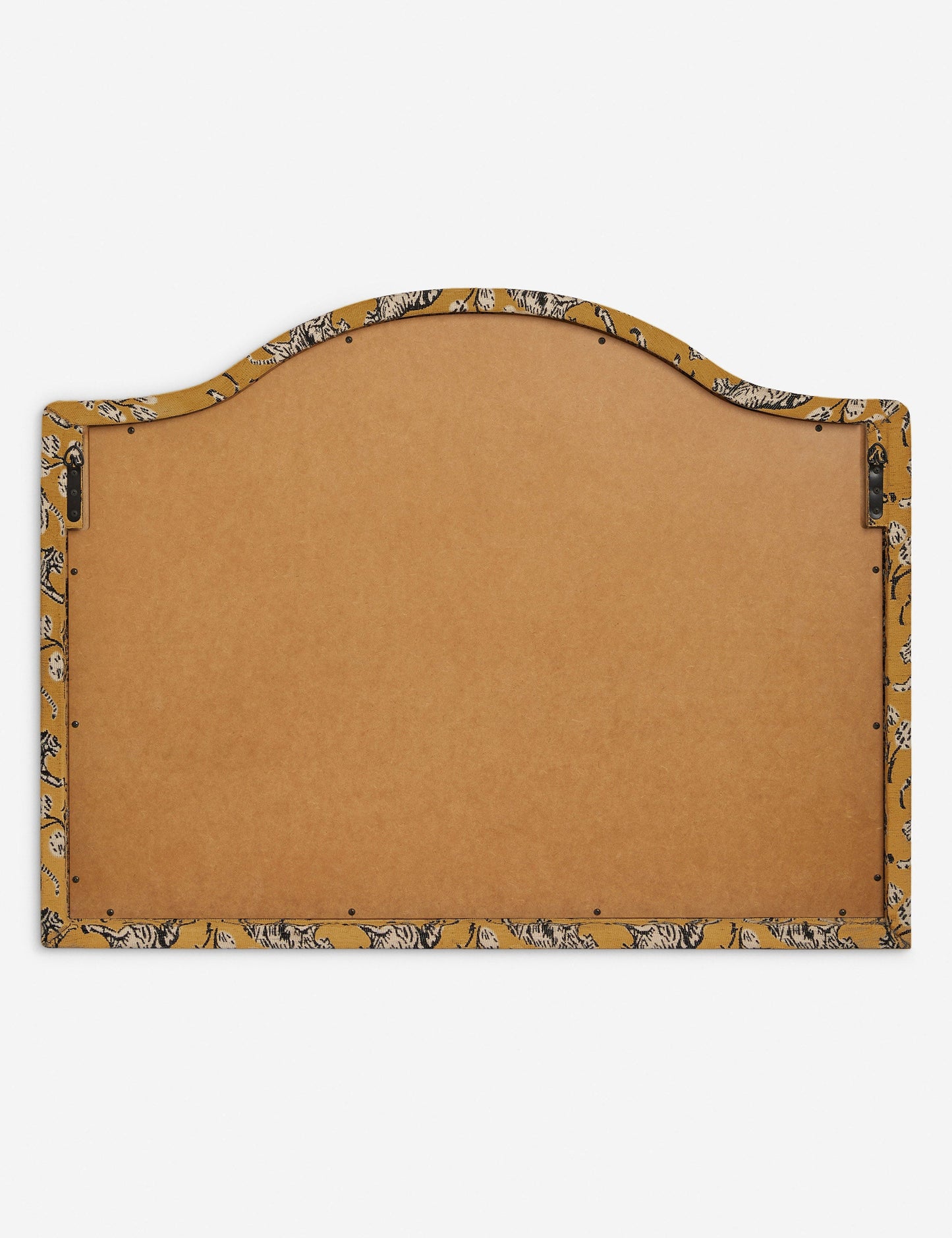 Miroir de cheminée rembourré Tiger par Sarah Sherman Samuel