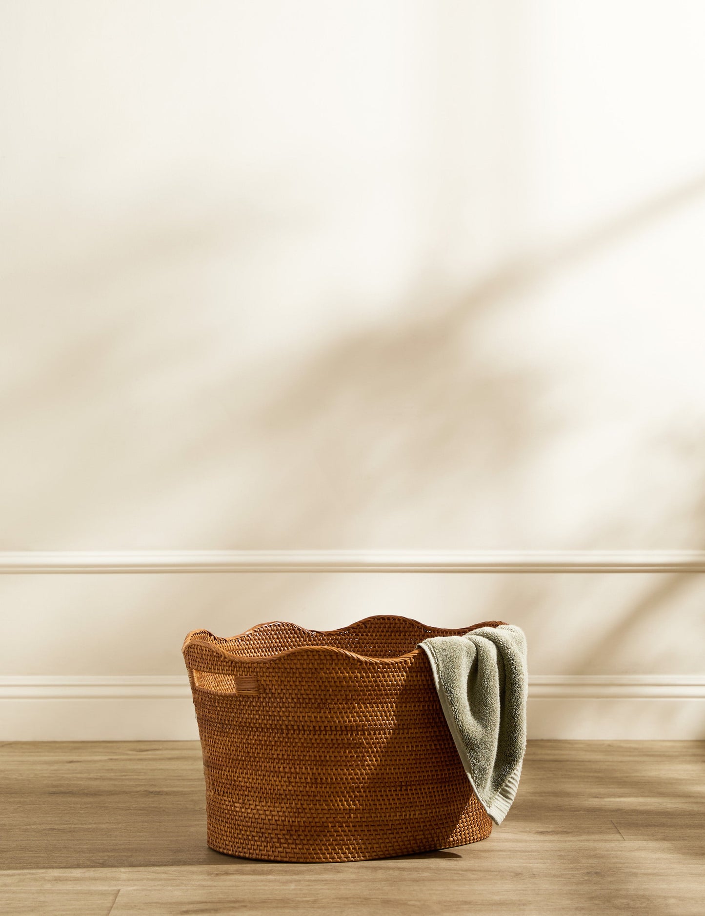 Panier à linge en rotin Tyna