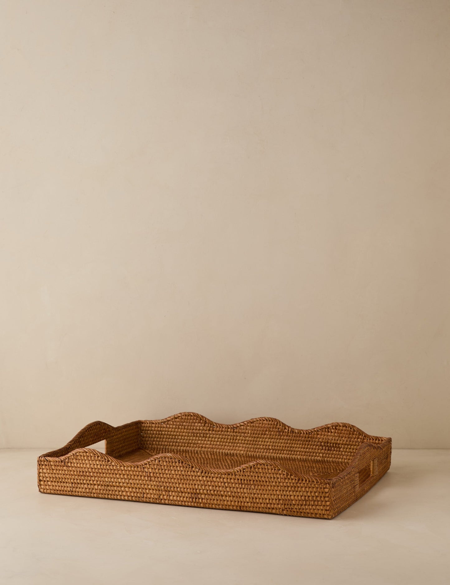 Plateau en rotin Tyna